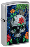 Encendedores Zippo  Skull Sprout Design 46939