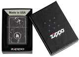 Encendedores Zippo Diseño de llama de mármol 46571