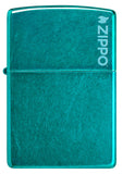 Encendedores Zippo Classic Candy Teal Zippo Logo 24004ZL