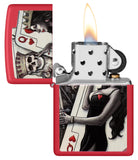 Encendedores Zippo Skull King Queen Beauty 48624