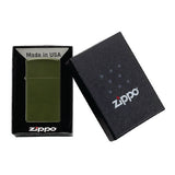 Encendedores ZIPPO Slim® Green Matte 1627