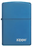 Encendedores Zippo Classic High Polish Blue Zippo Logo 20446ZL