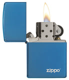 Encendedores Zippo Classic High Polish Blue Zippo Logo 20446ZL