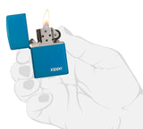 Encendedores Zippo Classic High Polish Blue Zippo Logo 20446ZL